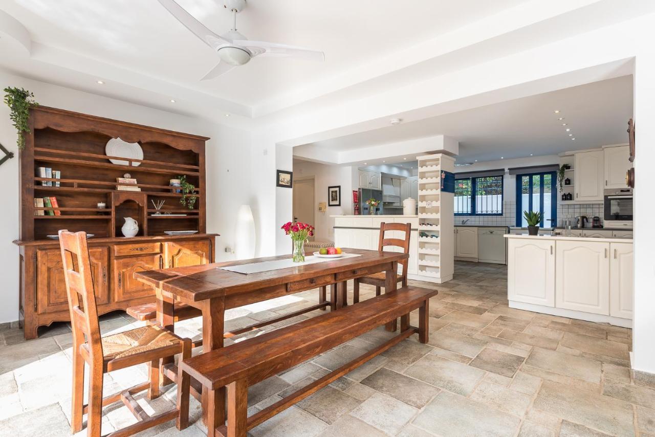 Summer Villa Pasiphae Private Pool - Bbq -Beach 2Min ซูนิโอ ภายนอก รูปภาพ