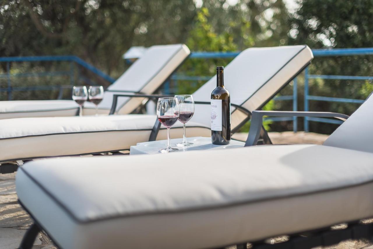 Summer Villa Pasiphae Private Pool - Bbq -Beach 2Min ซูนิโอ ภายนอก รูปภาพ