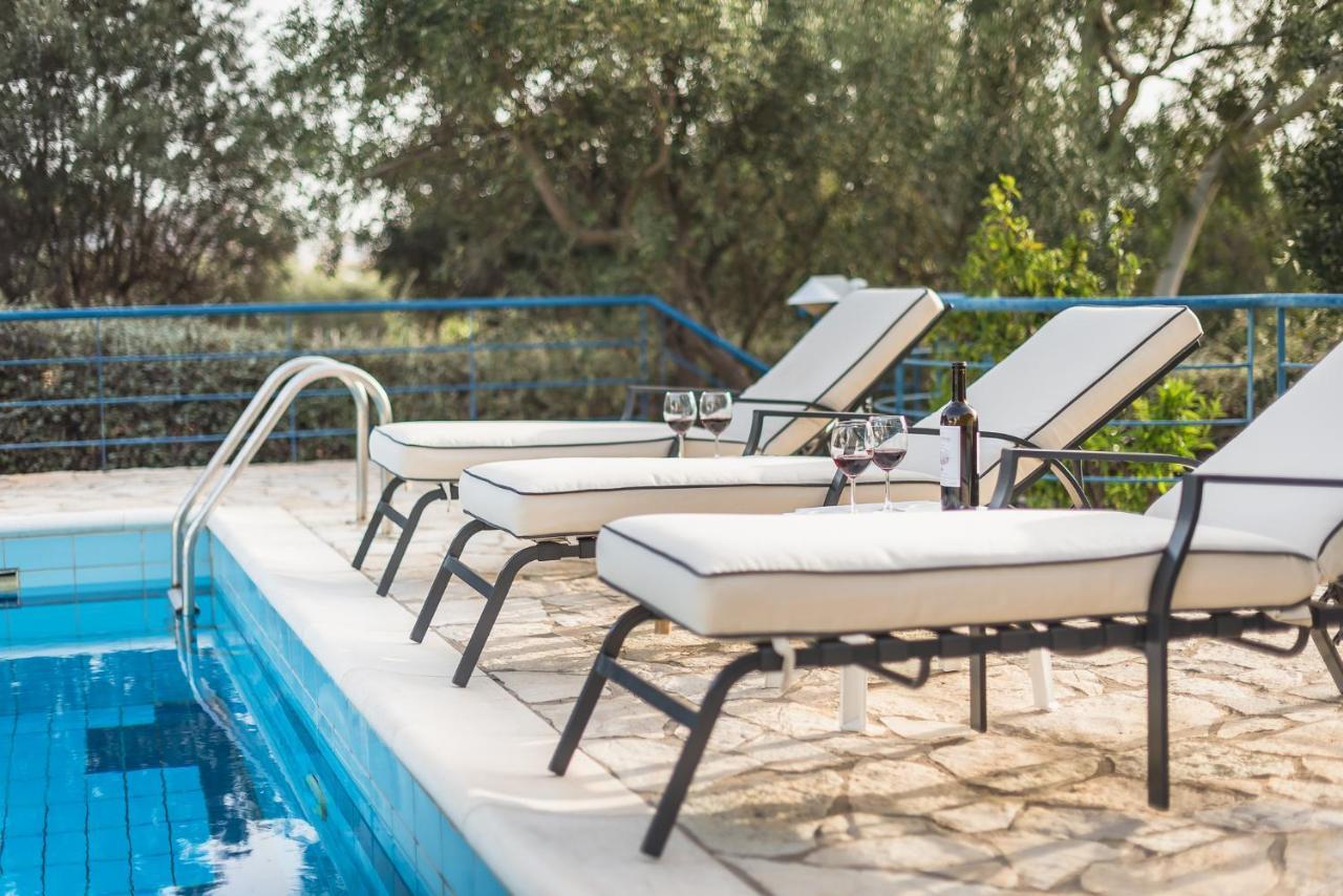 Summer Villa Pasiphae Private Pool - Bbq -Beach 2Min ซูนิโอ ภายนอก รูปภาพ
